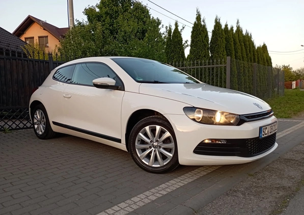 Volkswagen Scirocco cena 24500 przebieg: 188000, rok produkcji 2009 z Słomniki małe 497